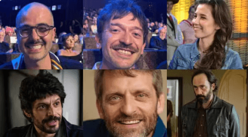 Murilo Hauser, Heitor Lorega, Marjorie Estiano, Lourinelson Vladmir, Otávio Linhares e Luiz Bertazzo também participaram da produção — Foto: Arquivo Pessoal, Adam Scheffel/RBS TV, Renato Amoroso/Divulgação, Redes Sociais, Divulgação